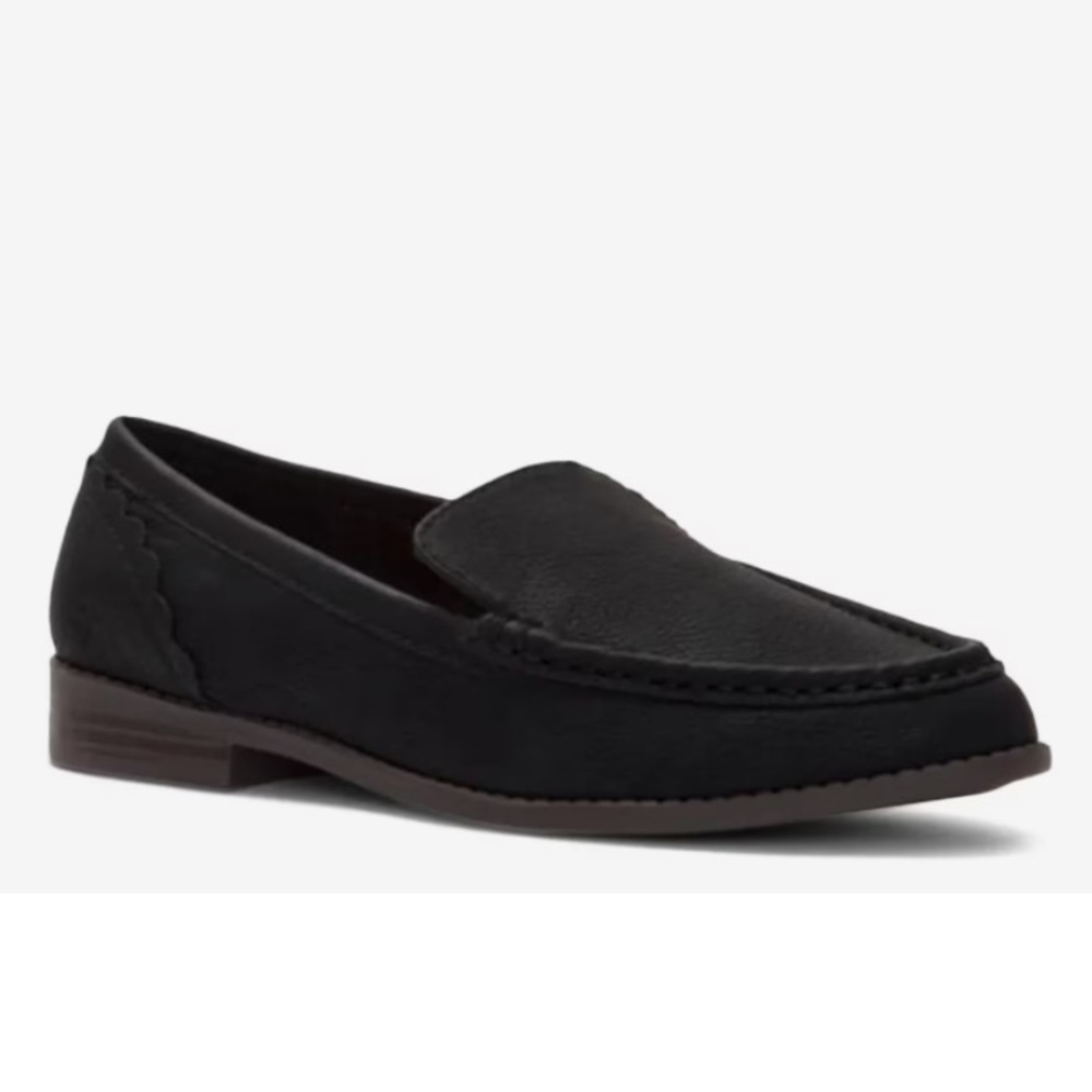LUCKY BRAND 🖤 LP-EDRICA Black Leather Loafer Women’s 8.5 M Slip On‎ Shoes